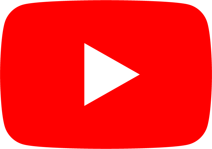 YouTube logo link icon